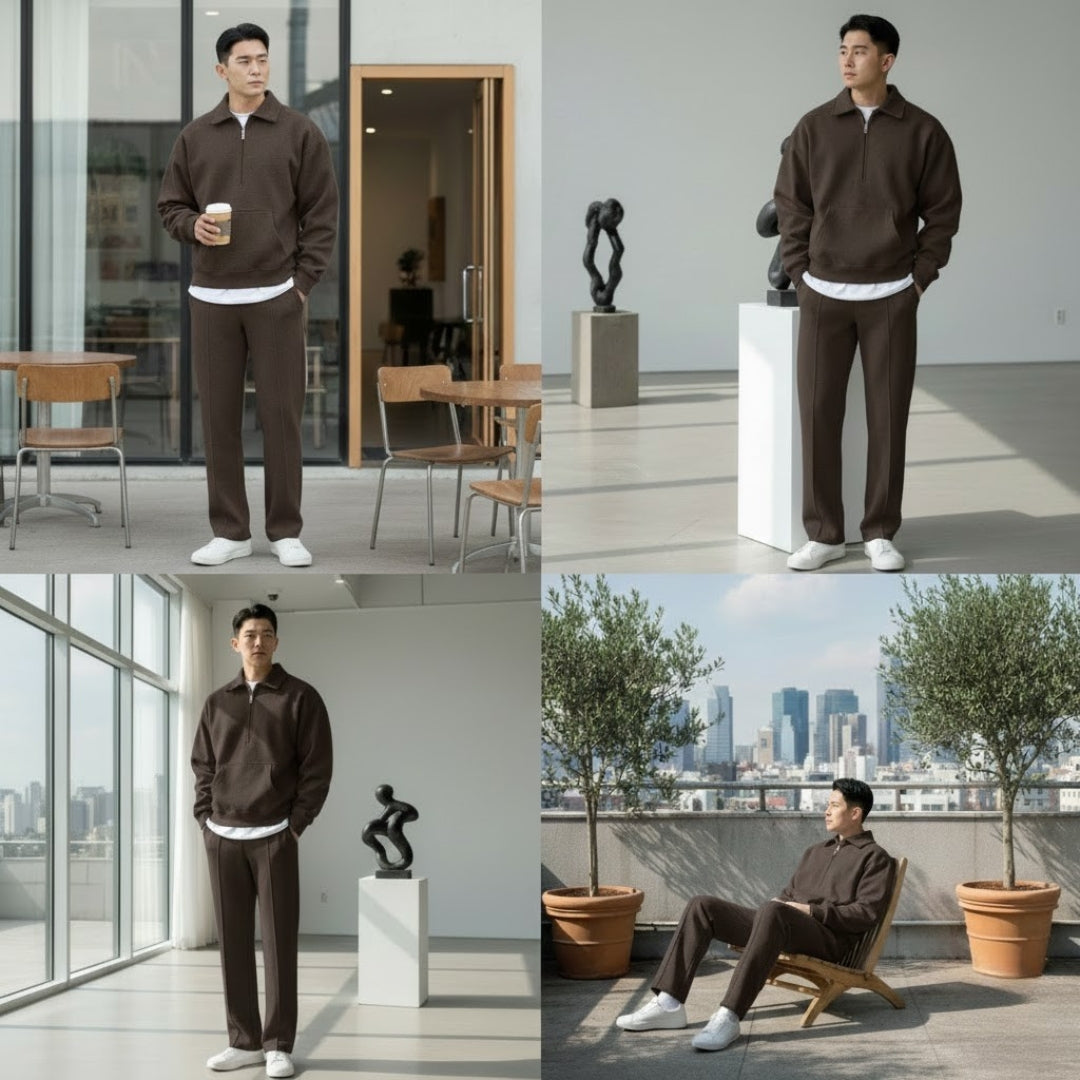 Essential Half-Zip Set